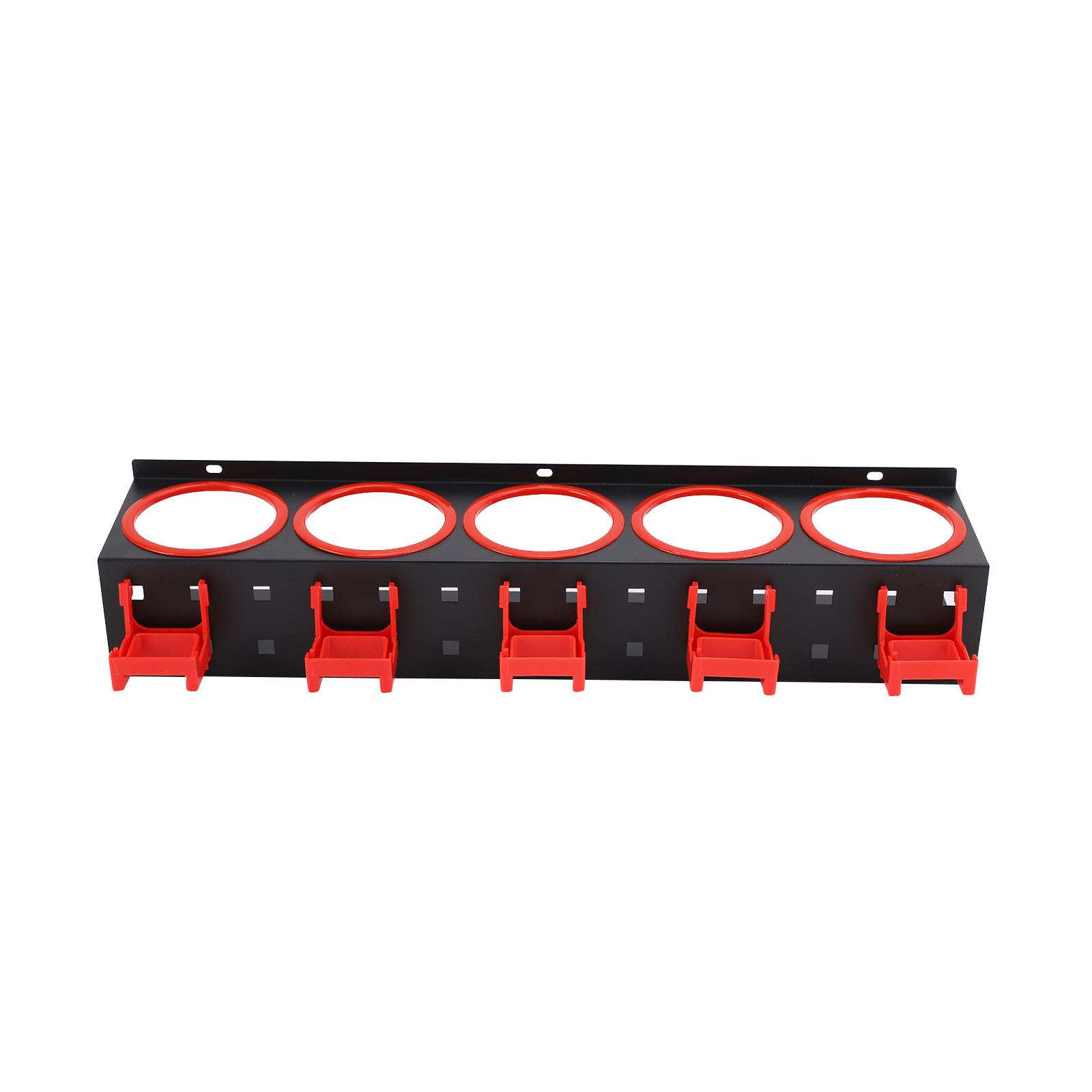 

Spray Bottle Storage Rack Abrasive Material Hanging Iron Rail Shelf Bracket Spray Can Organizer for Car Workplace Garage