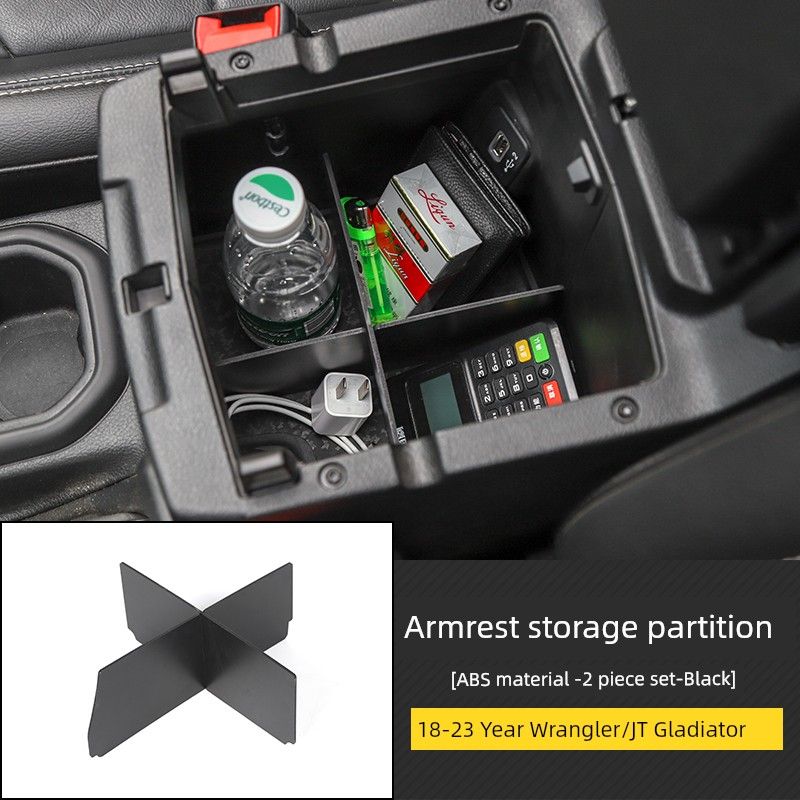 18-23 Year Wrangler Multifunctional Water Cup Bracket Restoration Jeep JL Wrangler Car Phone Holder Accessories