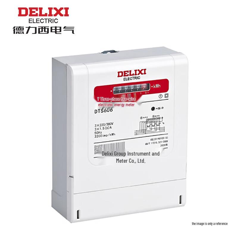 DELIXI ELECTRIC Contatore Elettronico Trifase DTS606