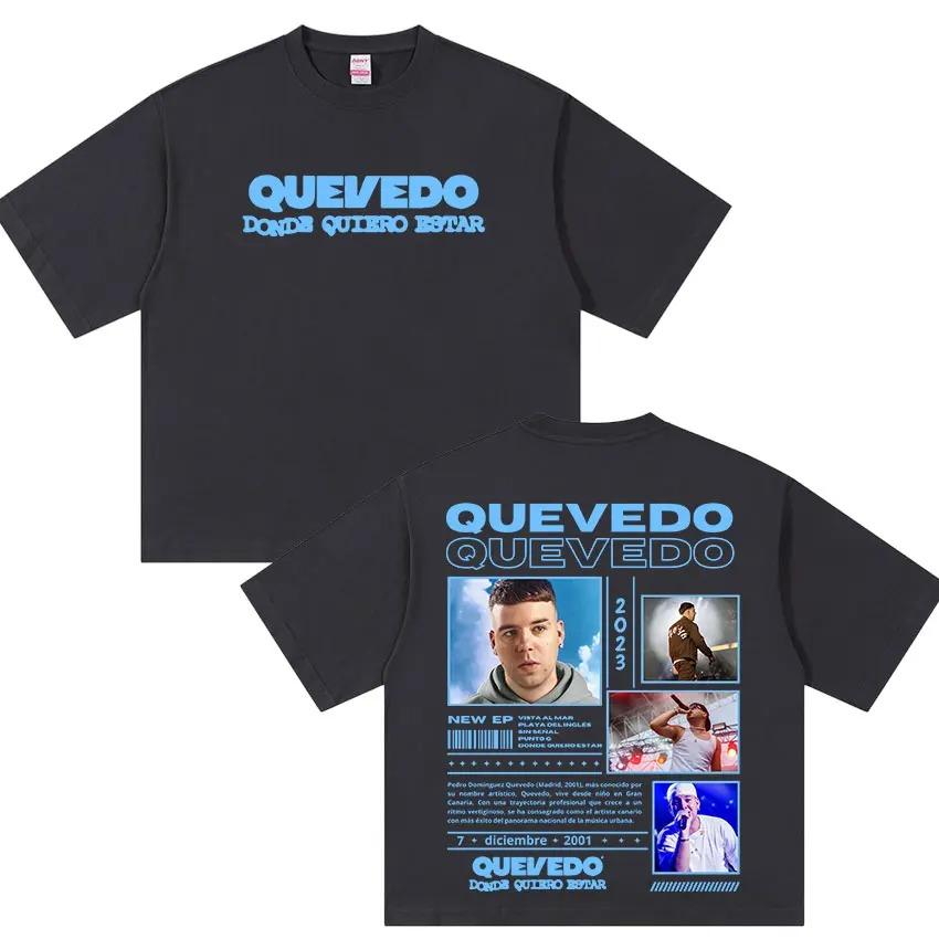 QUEVEDO Geeignet für alle Jahreszeiten Neues Modell Persönlichkeit Kleidung Paare Unisex Oversize T-Shirt hohe Qualität heißes Produkt High-End Luxus