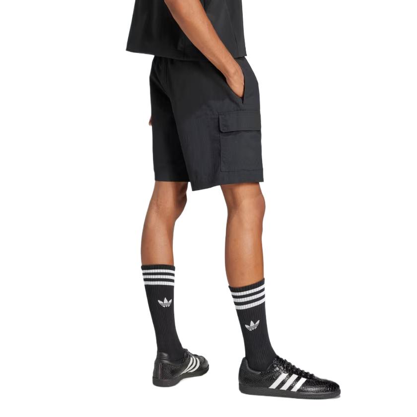 Adidas Originals Essentials Trefoil Casual Woven Cargo Shorts Men Shorts Black JD0406