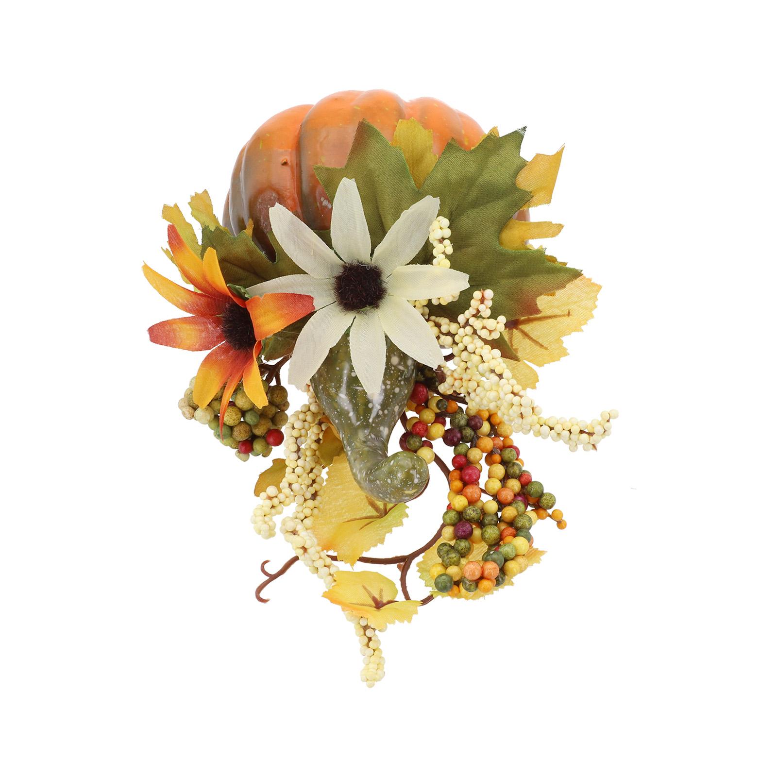 Pumpkin Table Decor Halloween Pumpkin Ornaments Autumn Atmosphere Elegant Color Festive Atmosphere Lightweight