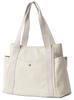 Tote Shoulder for Women [Aquamie] Bag, Canvas, Bag, Canvas, Simple, (white)
