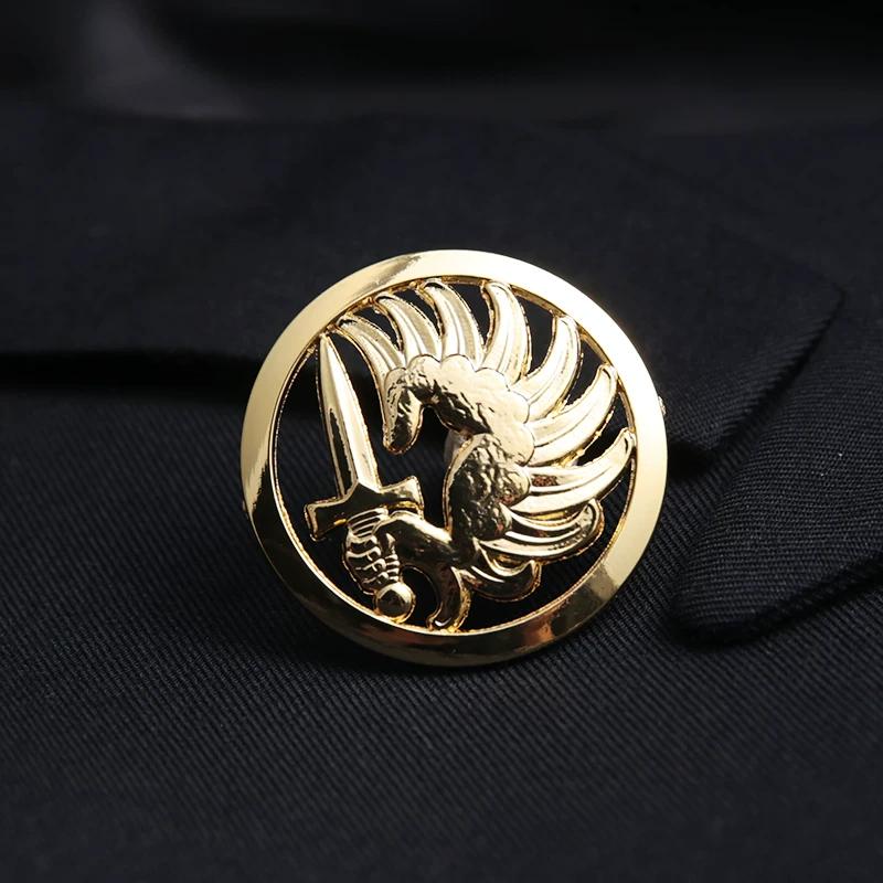 Berretto da Paracadutista della Legione Straniera Francese Emblema Replica Spilla Metallica Distintivo da Spalla Spada Alata Aerotrasportata Distintivo Commemorativo