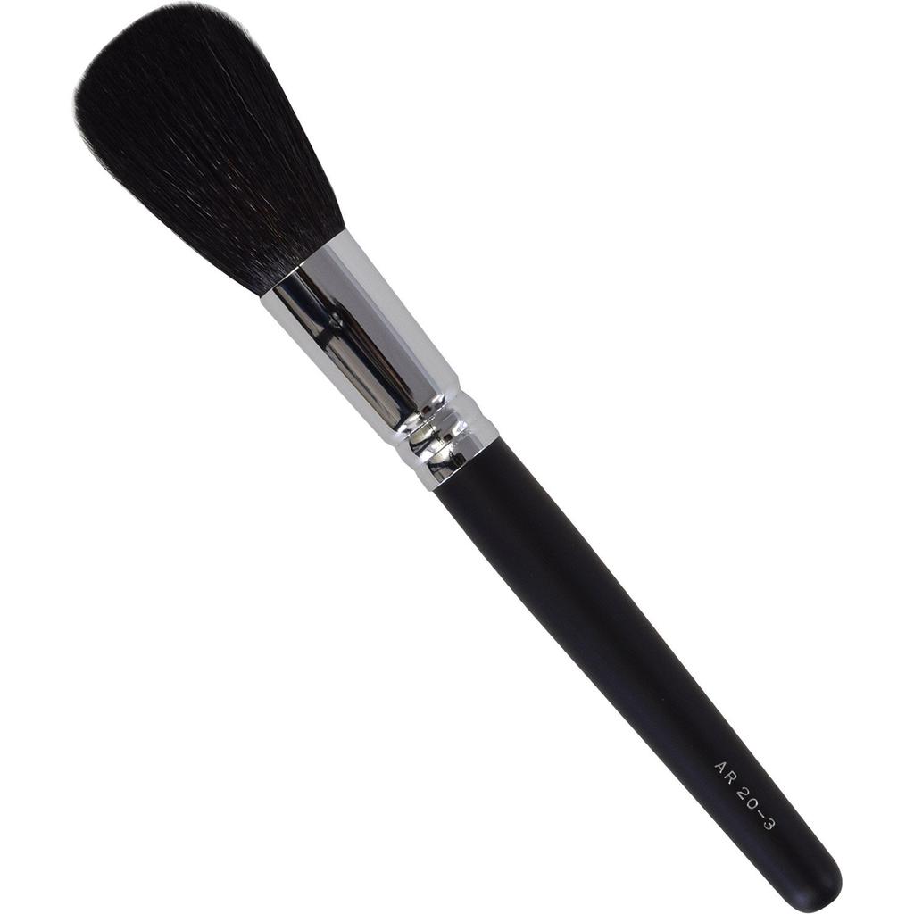 Kumano Brush Rokkakukan Sakurado Powder Brush Goat Hair Black Shaft Professional Specification ARBS20-3 100%