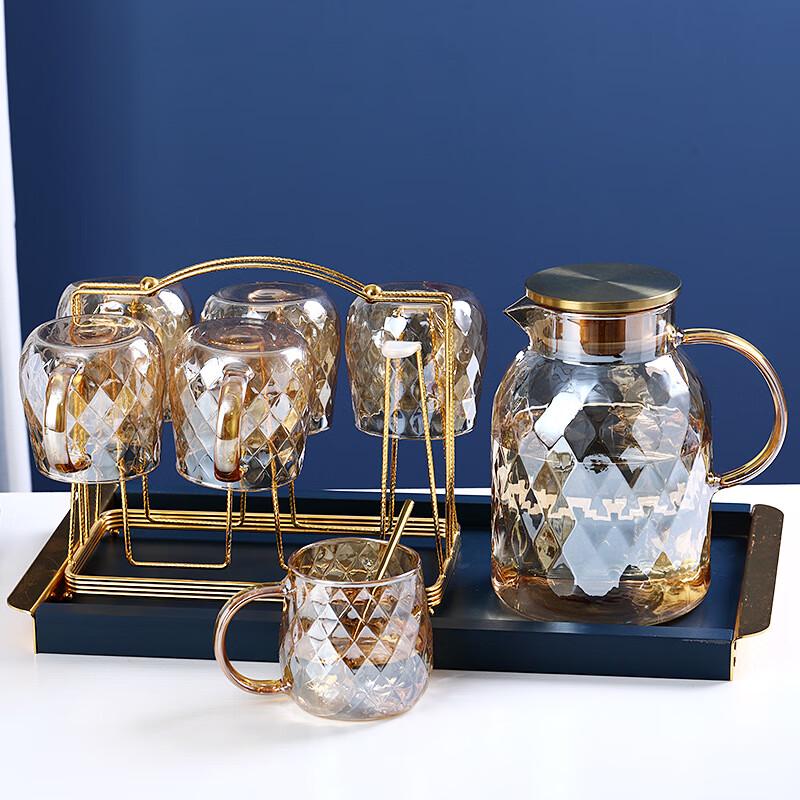 High-End Glass Cold Water Pitcher Set