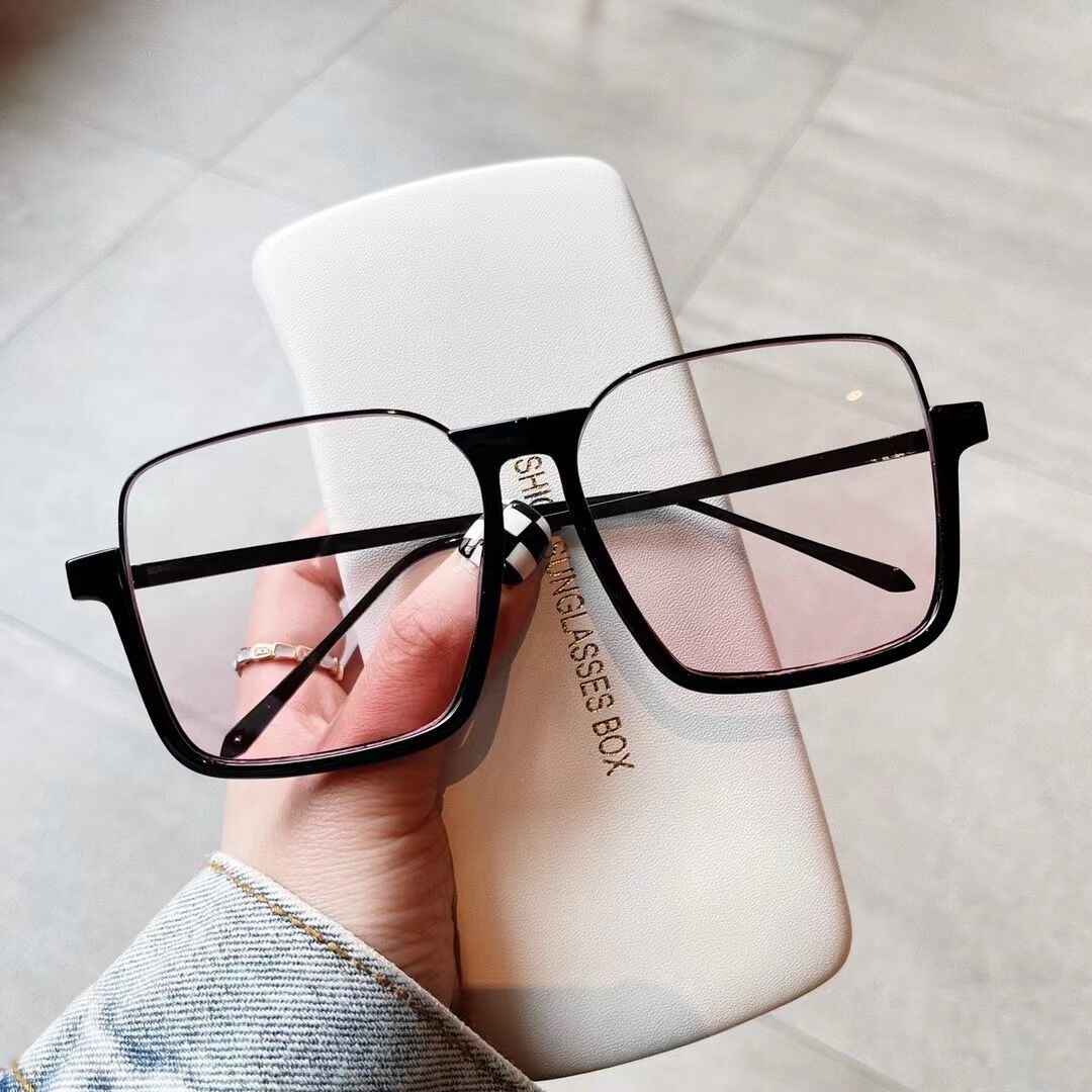 Fashion Trendy Sunglasses Men Women Square Shape Semi-rimless Women’s Sun glasses Vintage Retro Female Sun Glass