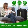 Stroller Bag for Airplane Waterproof Oxford Cloth Stroller Travel Bag with Adjustable Shoulder Strap Practical Travel
