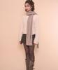 BELLIALEU Fuzzy Boat Neck Knit-Ivory