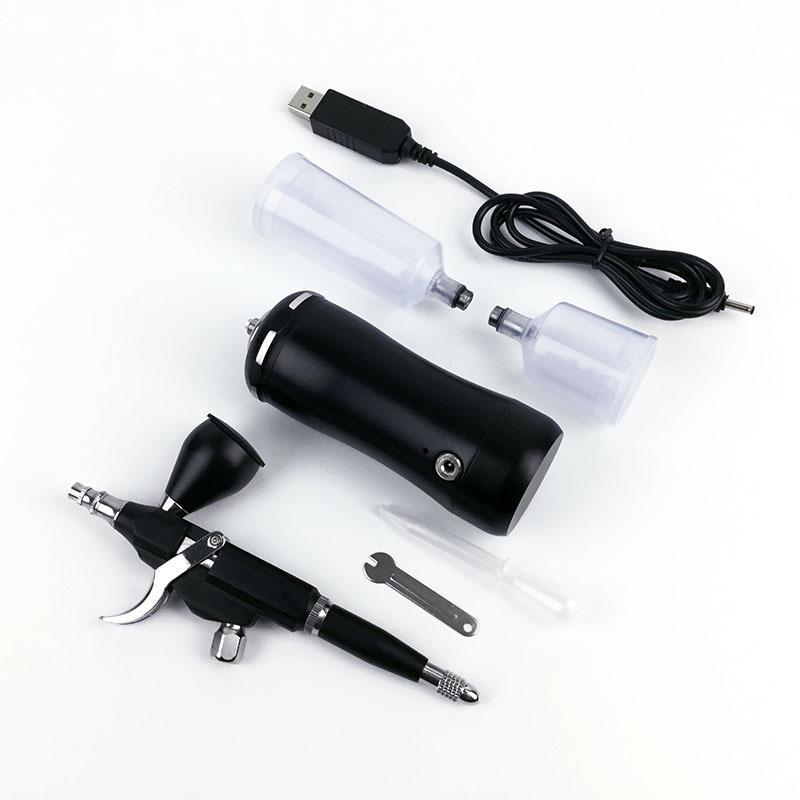 Gundam Mini Electric Airbrush Set for Auto Start-Stop Handheld Spray Painting