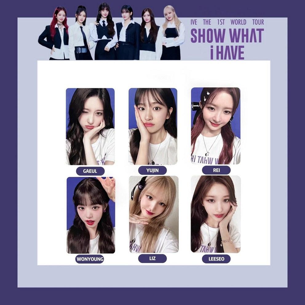 IVE Fotokarty 30 listů 36 listů IVE Fotokarta Switch Alive World Tour MINE