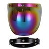 Motorcycle Helmet Retro Helmet Harley Helmet Bubble Lens Three Button Helmet Windproof And Strong Light Proof Lens With Bracket
