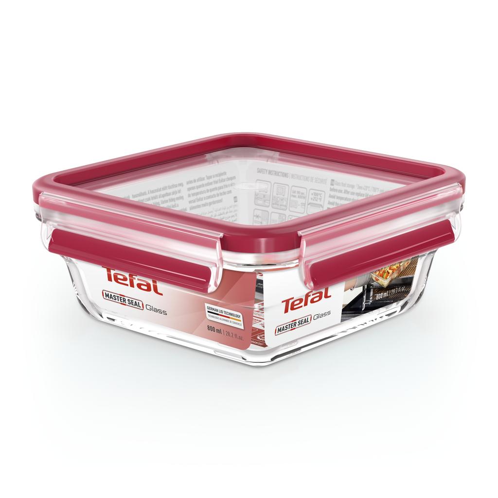 Tefal Masterseal Food Container 0.8 N1041410 Transparent 1 Pc