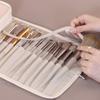Waterproof Cosmetic Storage Bag Large Capacity Roll Cosmetic Bag Makeup Brush Bag  Holiday Gift
