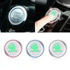 For Skoda Octavia 2 A7 Tour RS Fabia Rapid Kodiaq Superb Kamiq Yeti Karoq Diamond Car One-click Start Button Emblem Decoration