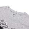 Puma Letter Logo Print Casual Sports Crew Neck Short Sleeve T-Shirt Men Tops Gray 630857-04
