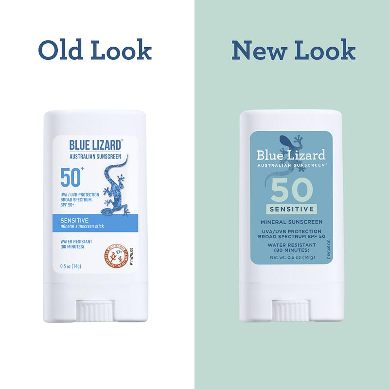Sensitive Mineral Sunscreen Stick, SPF 50, 0.5 oz (14 g)