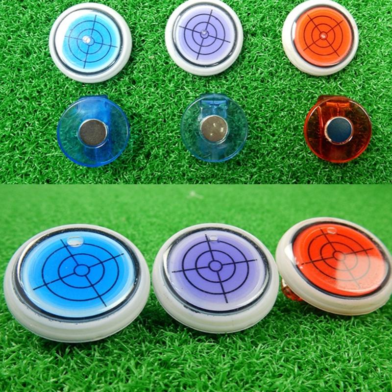 Ball Marker Hat Clip Easy Attachment Level Reading Ball Marker Training Tool Golf Marker Accessories Easy to Use