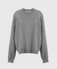 TAILORCHAD Merino Wool Round Neck Knit (Light Gray)