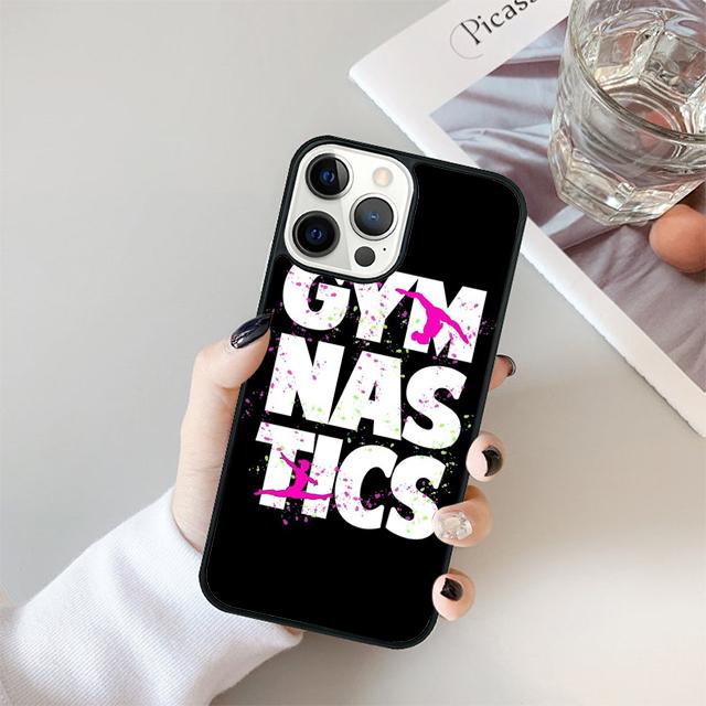 Gymnastics Silhouette Phone Case Cover For iPhone 17 Air 15 16e 14 13 12 Pro Max 11 Pro Max Plus Coque Shell