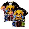 R.E.P.O Druck Damen Herren Cartoon T-Shirt Lässig Atmungsaktive T-Shirts Lustige Cartoon Lockere T-Shirts Street Oversized T-Shirts Mann