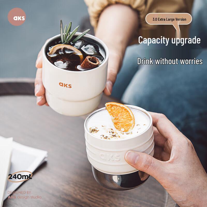 AKS 304 Stainless Steel Double-Layer Insulated Espresso Share Cups