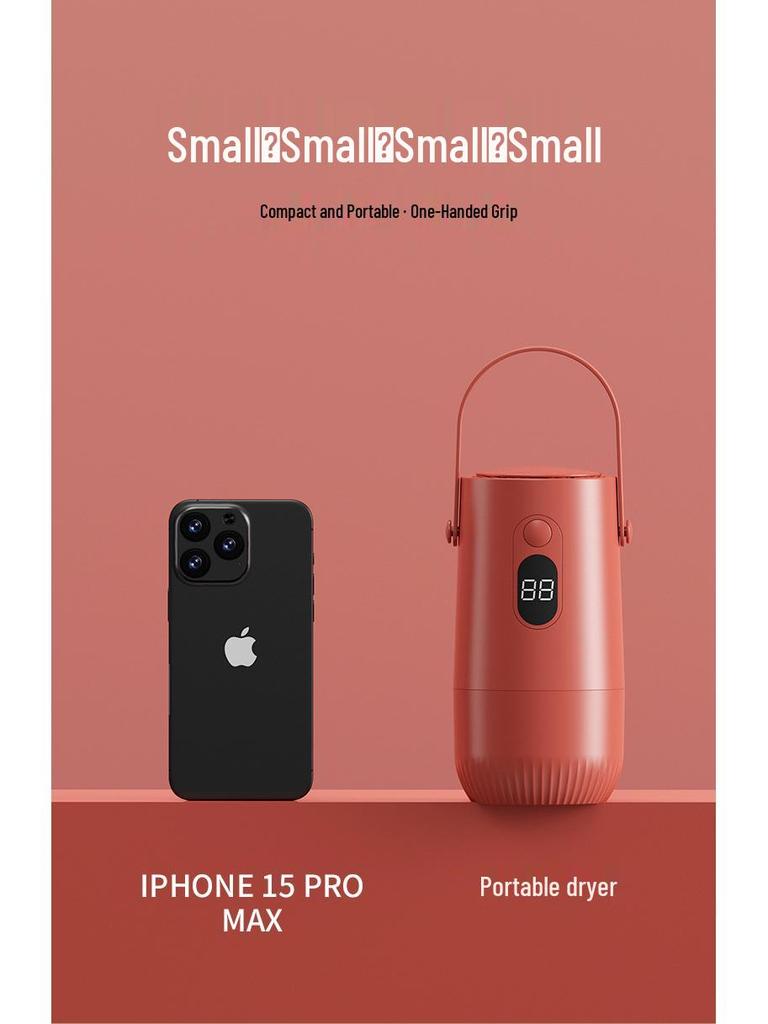 Sèche-linge intelligent portable compact 200W pour les voyages et les déplacements d'affaires - Économe en énergie et facile à ranger