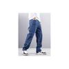 GRECIILOOKS Mens Classic Cotton Regular Fit Jeans (Black, 32)