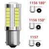 2x 1156 LED Bulbs BA15S BAY15D 33SMD 5630/5730 P21W PY21W P21/5W 12V for Signal Reverse Lights Bulbs 7