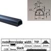 D-Shaped Silicone Sealing Strip: High-Temperature, Water-Retaining, Self-Adhesive, Anti-Collision, Shock-Absorbing for Doors & Windows