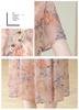 Chiffon Summer Midi Dress for Mothers: Stylish 2026 Short-Sleeve Slimming Fit Skirt