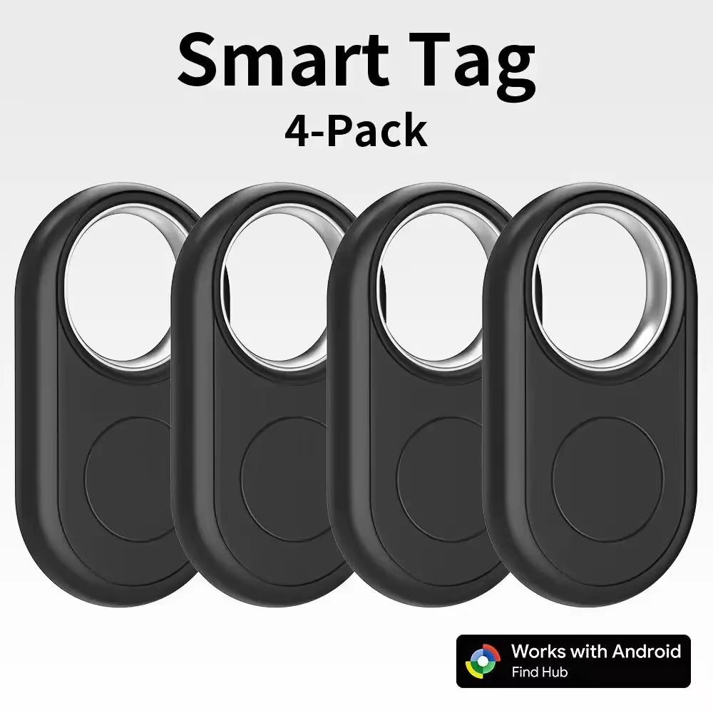 1-4Pack GPS Tracker for Android Tracker Work with Google Find My Bluetooth Locator Finder Global Positioning Anti-lost Smart Tag