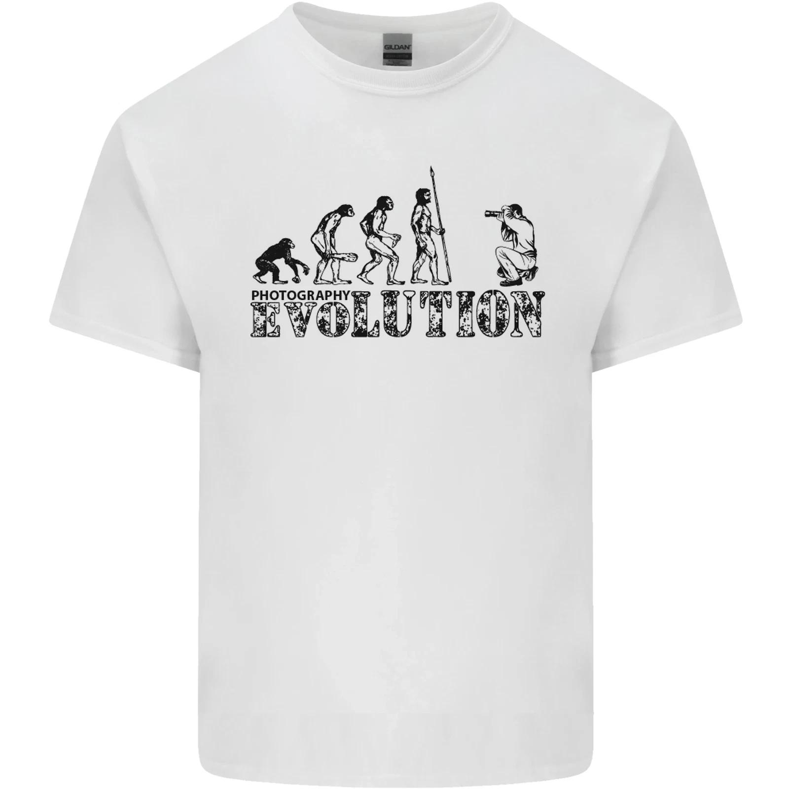 Evolution Photographer Funny Photography Kids T-Shirt Childrens XL