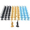 30/100pcs 1.06inch Medieval Soldier Model Color Mixed Role Playing Doll Sand Table Scenario Exercise Collection YMY