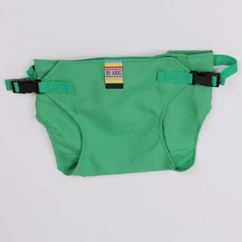 

Портативный детский стульчик для путешествий, складной, моющийся, для детской столовой, чехол для высокого обеденного сиденья, ремень безопасности, аксессуары для кормления и ухода за ребенком зелёный