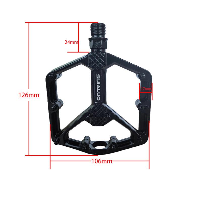 SJL Aluminiumlegering Mountainbike Lagerpedaler - Plattforms Cykeltillbehör