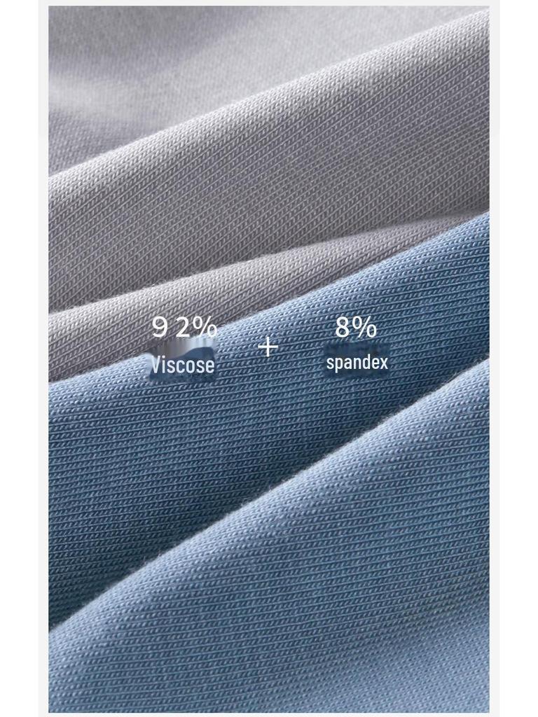 Nahtlose Herren Antibakterielle Atmungsaktive Seiden Boxer Briefs - Hochelastisch, Bequeme Passform, Große Größe