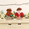 New Christmas Tree Decorations: Wooden Letter Plaques, Snowman & Old Man Pendants, Bells Ornaments