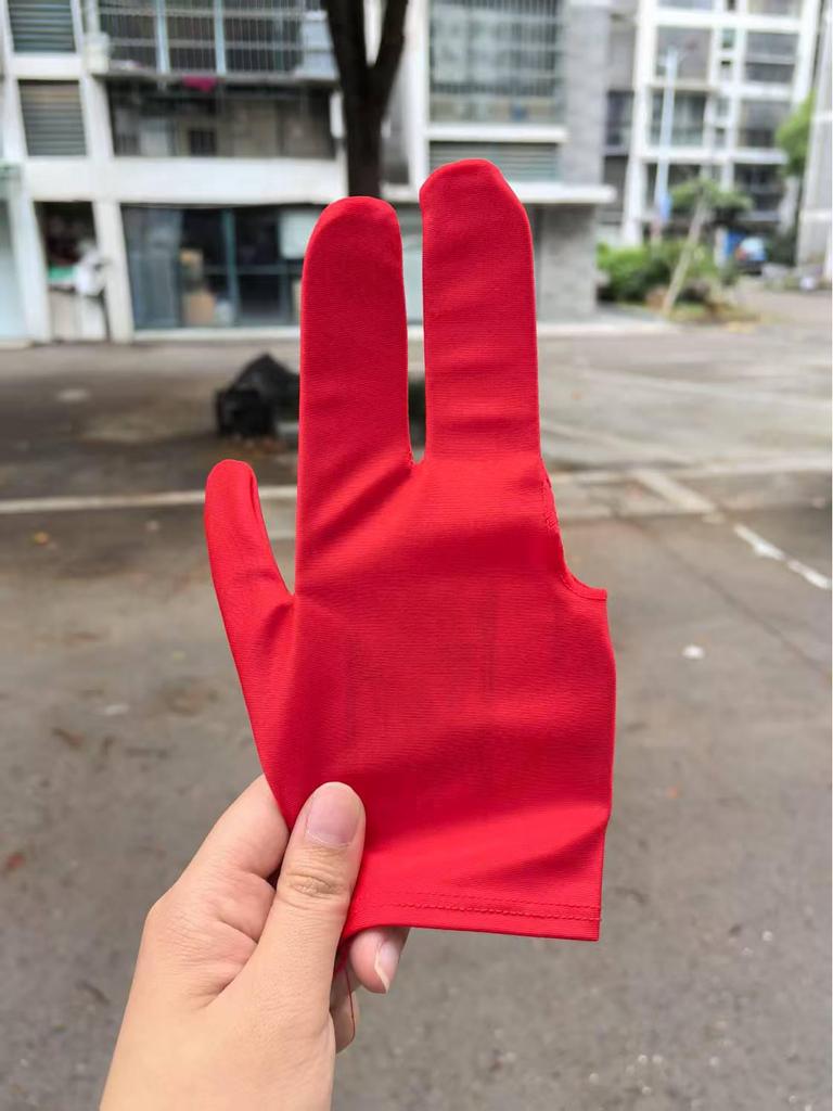 Professional Three-Finger Billiard Gloves - Breathable, Thin, Ambidextrous for Men & Women