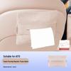 Compatible with Zhi Jie R7/S7: Magnetic Suede Plush Tissue Holder Box for Car Interiors