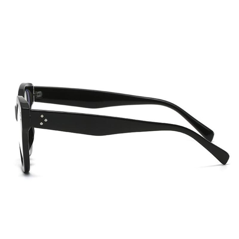 Women Men Leopard Frame Square Hyperopia Eyeglasses Pc Material Anti Blue Light Power Glasses With Diopters Plus 0 +1.0 To +4.0
