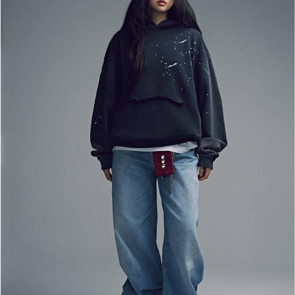 Unisex Fashion & Casual Letter-Print Pullover Sweatshirt