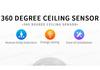 Ceiling-Mounted LED Infrared Body Sensor Switch