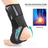 Adjustable Anti-Twist Ankle Support with Heel Protector and Spring Compression