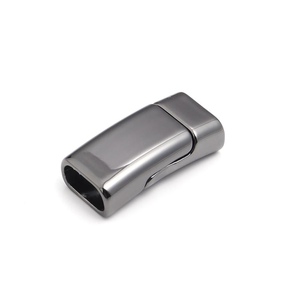 5-10pcs/lot High Quality Alloy Magnetic Buckles Flat Leather Rope Connectors Clasps For DIY Bracelet Necklace Making Accessories