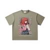 260 GSM Double Yarn 32 Count 100% Cotton Bocchi The Rock V2 Kita Print Unisex Heavy Cotton T Shirt