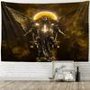 Blanket Art Hanging At Home Living Room Bedroom  Decor Vintage Mural Plaster Angels and Demons Wall Tapestry