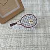 1pc Cute and creative sports tennis racket accessories, clip on disc hair, shark clip on hair accessories