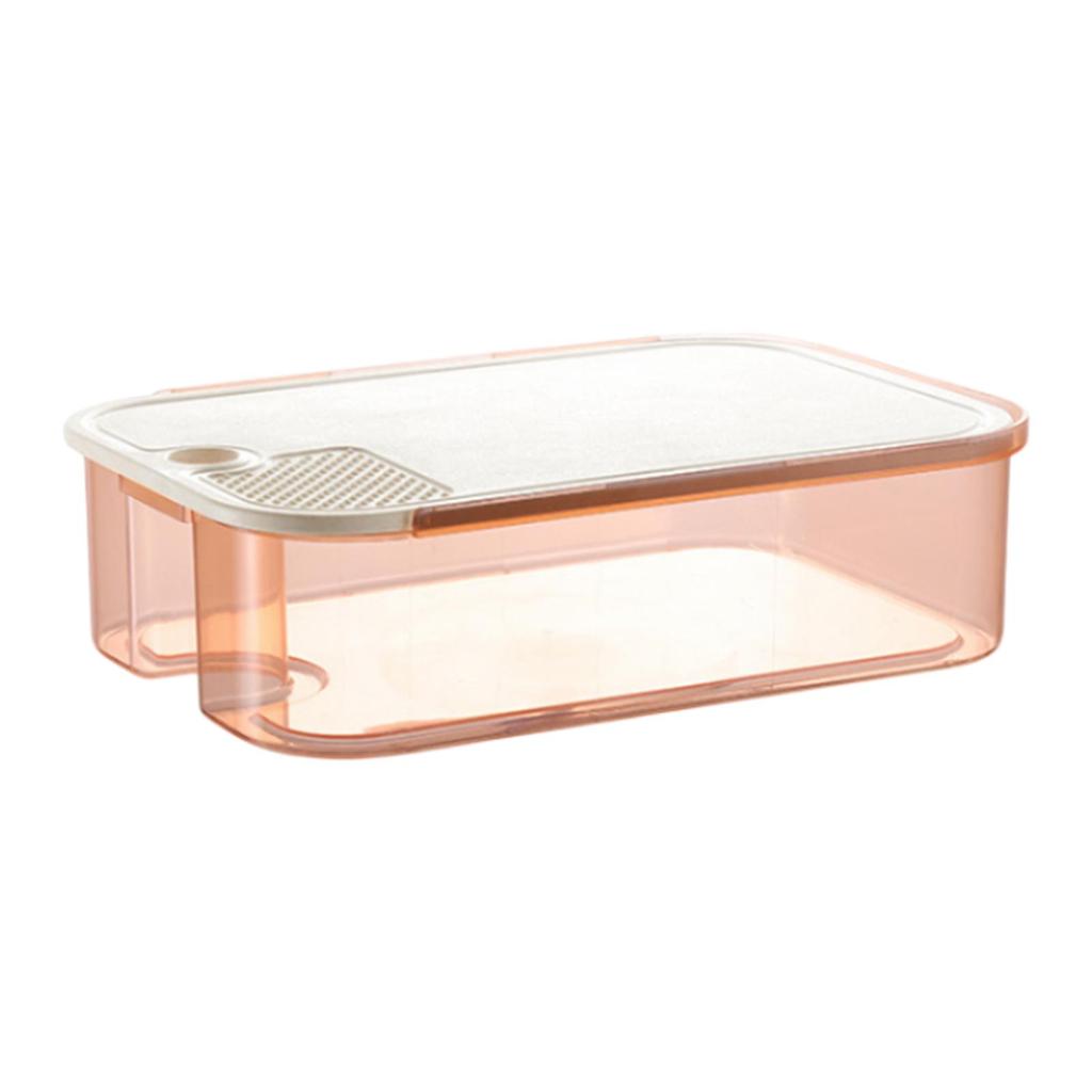 Food Storage Container Fridge Organizer with Lid Fruit Preservation for Camping