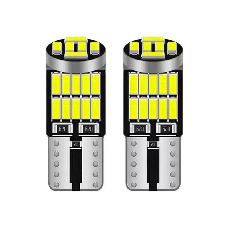 SEAMETAL 2pcs T10 W5W Led Car Light 26smd 4014 Lamp Bulb Automobile License Plate Lighting 6000K 12V